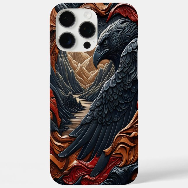 Eagle Masterpiece leder look Art Case-Mate iPhone Hülle (Rückseite)