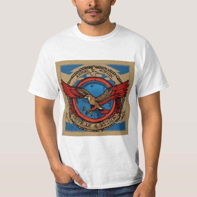 "Eagle Men Value Graphic T-Shirt" T-Shirt (Vorderseite)