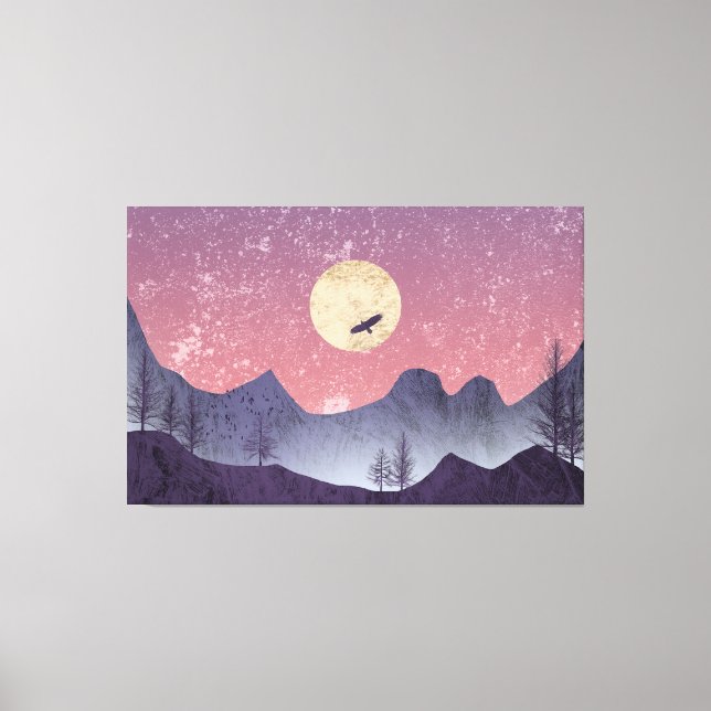 Eagle Mountains Leinwanddruck (Vorderseite)