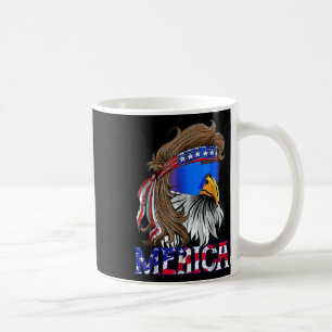 Eagle Mullet 4. Juli Amerikanischer Unabhängigkeit Kaffeetasse