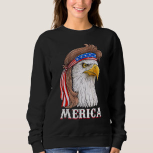 Eagle Mullet 4. Juli US-amerikanische Flagge Meric Sweatshirt