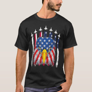 Eagle Mullet 4. Juli USA Fahne Merica T-Shirt