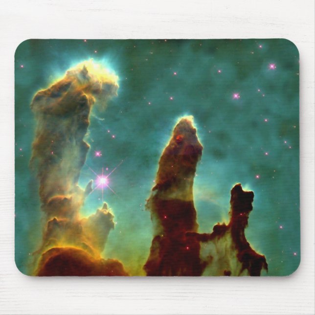 Eagle-Nebelfleck-Säulen der Schaffung Mousepad (Vorne)