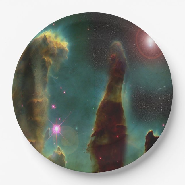 Eagle Nebula art Pappteller (Vorderseite)