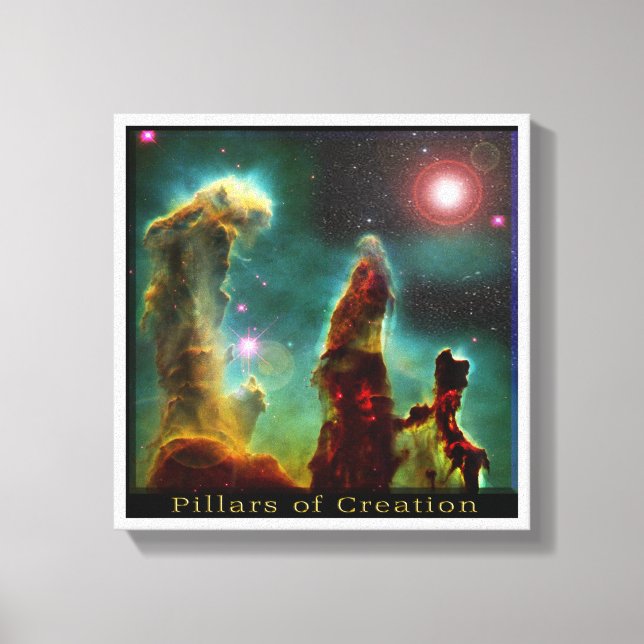 Eagle-Nebula-Poster Leinwanddruck (Vorderseite)