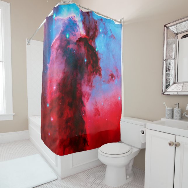 Eagle Nebula Stellar Spire Duschvorhang (Beispiel)