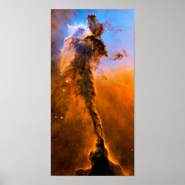 Eagle Nebula Stellar Spire NASA Hubble Space Foto Poster (Vorne)