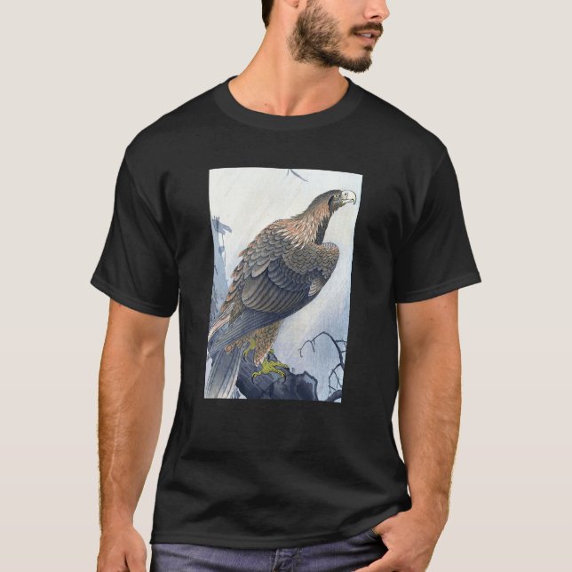 Eagle on Tree Branch by Ohara Koson T-Shirt (Vorderseite)