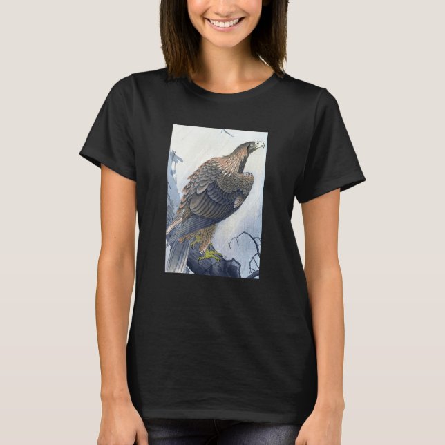 Eagle on Tree Branch by Ohara Koson T-Shirt (Vorderseite)