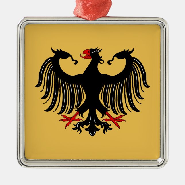 Eagle Ornament Aus Metall (Vorne)