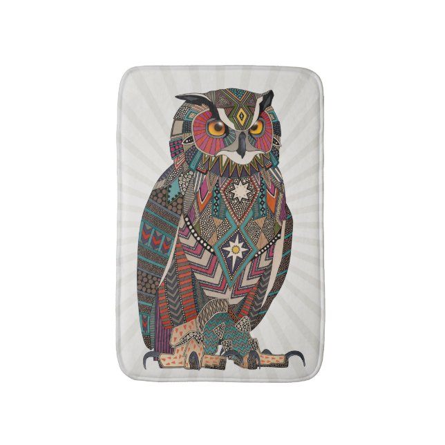 eagle owl badematte (Vorderseite Vertikal)