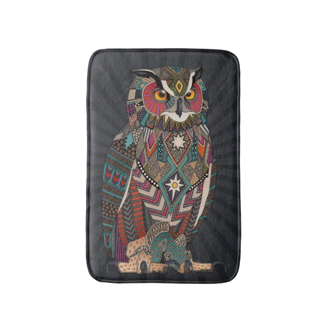 eagle owl dark badematte (Vorderseite Vertikal)