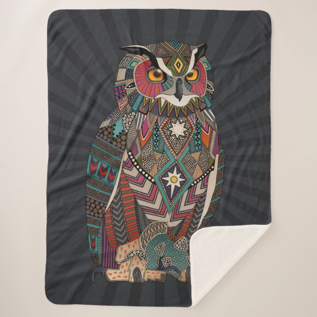 eagle owl dark sherpadecke (Vorderseite)