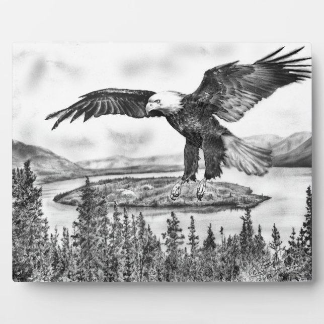 Eagle Plaque Fotoplatte (Vorderseite)