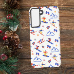 Eagle Point Beaver Utah Ski Snowboard Muster Samsung Galaxy Hülle<br><div class="desc">Ein lustiges Winterskilaufen nahtlos Muster für das Skigebiet Eagle Point in Biaver,  Utah,  Vereinigte Staaten,  Nordamerika. Perfekte Geschenkidee für Wintersportler: Ski,  Snowboard,  Freestyle,  Skisprung,  Langlaufen.</div>