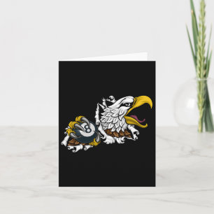 Eagle Pool 8 Ball Billiard Cartoon Karte