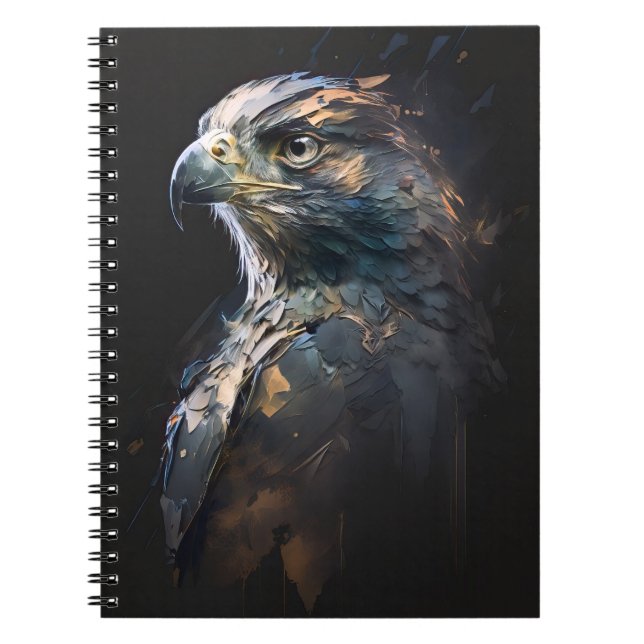 Eagle Portrait Art Collection Notizblock (Vorderseite)