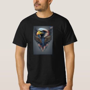 Eagle Pride Crystal Emblem Sieg T-Shirt