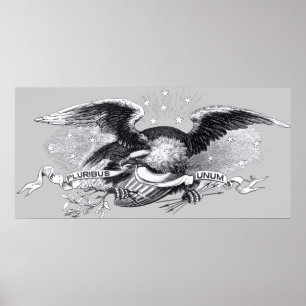Eagle Print: Revolutionärer Krieg Poster
