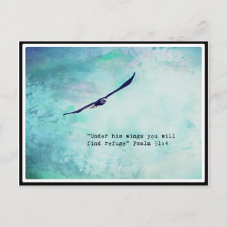 Eagle Psalm 91 Postkarte