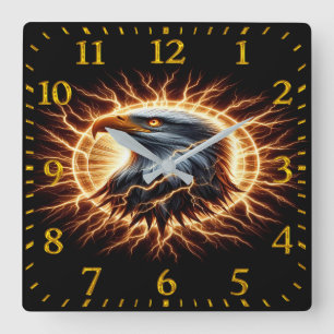 Eagle Quadratische Wanduhr