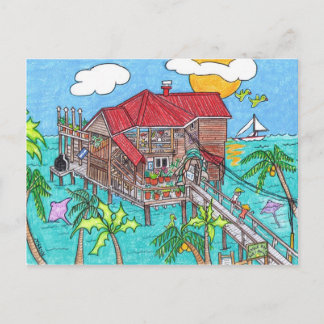 Eagle Rays Bar and Grill Postkarte