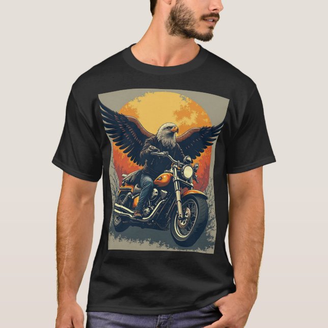 Eagle Rebel Rider T-Shirt (Vorderseite)
