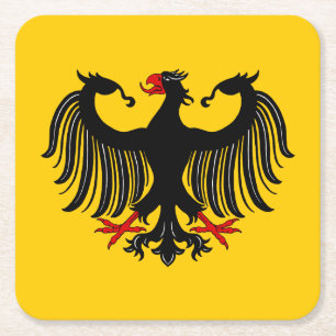 Eagle Rechteckiger Pappuntersetzer