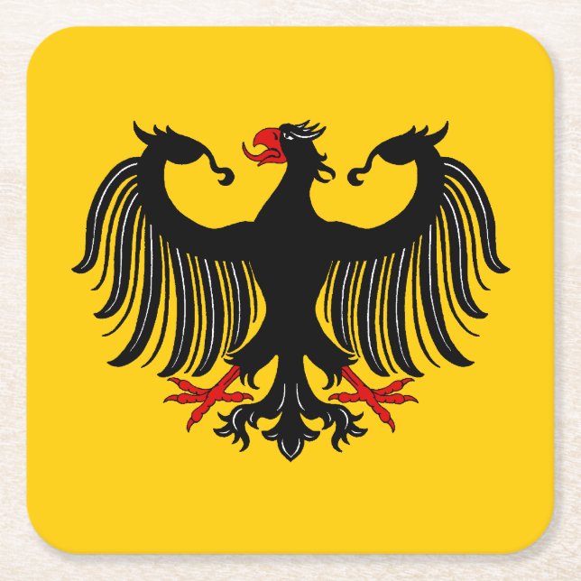 Eagle Rechteckiger Pappuntersetzer (Vorderseite)