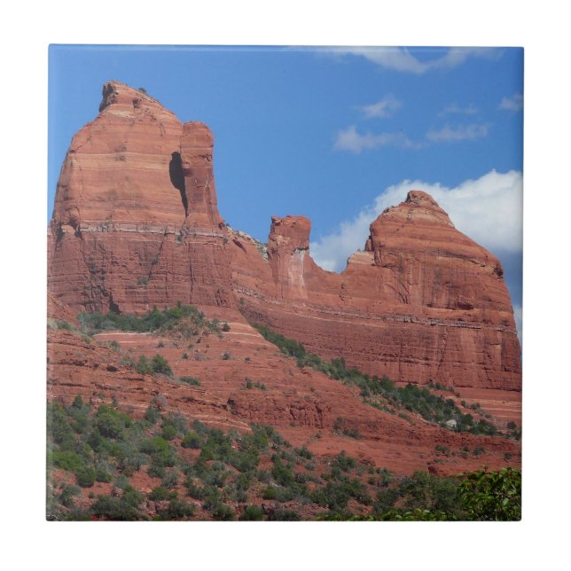 Eagle Rock I Sedona Arizona Reisefotografie Fliese (Vorderseite)