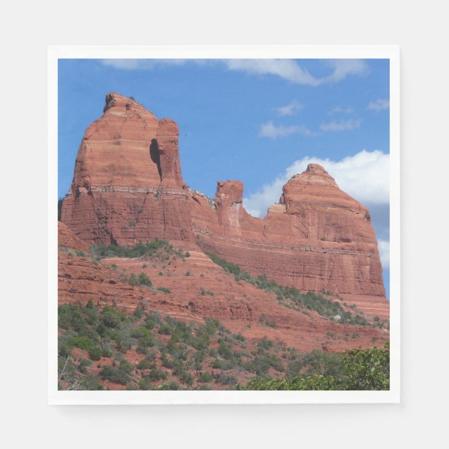 Eagle Rock I Sedona Arizona Reisefotografie Serviette (Vorderseite)