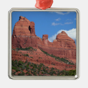Eagle Rock I Sedona Arizona Reisefotografie Silbernes Ornament