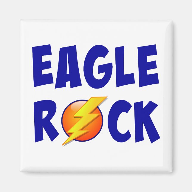 Eagle Rock Lightning Bolt Magnet (Vorne)