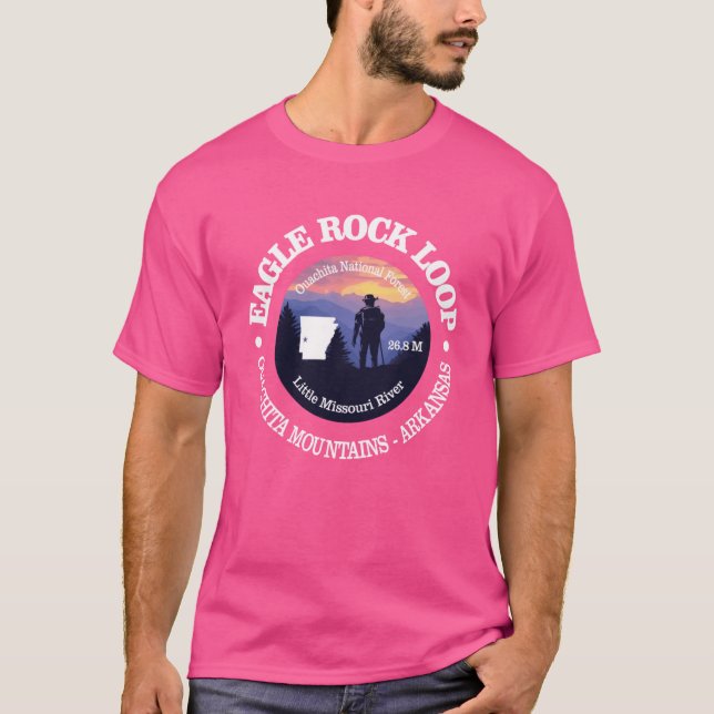 Eagle Rock Loop rd2 Übergröße T-Shirt (Vorderseite)