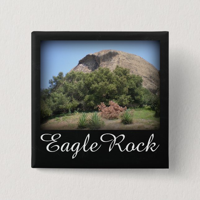 Eagle Rock Monument in Los Angeles, Kalifornien Button (Vorderseite)