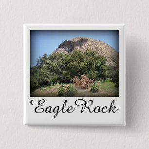 Eagle Rock Monument in Los Angeles, Kalifornien Button