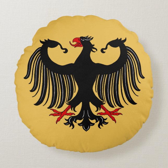 Eagle Rundes Kissen (Vorderseite)