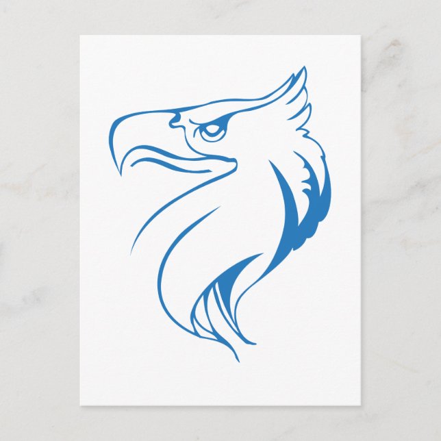Eagle’s head postkarte (Vorderseite)