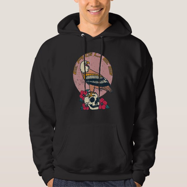 Eagle Sharp Objects Falconry Falcon Hawk Goshawk O Hoodie (Vorderseite)