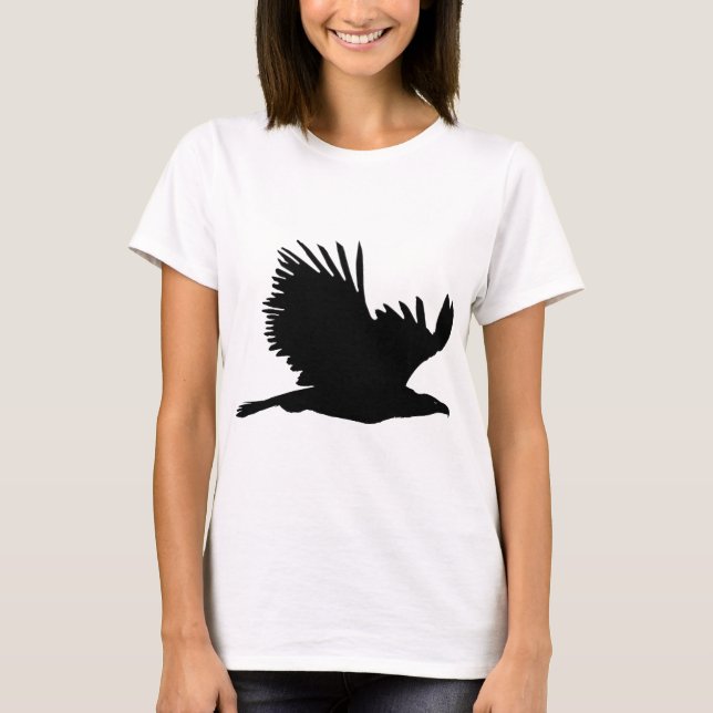 Eagle Silhouette Geschenke T-Shirt (Vorderseite)