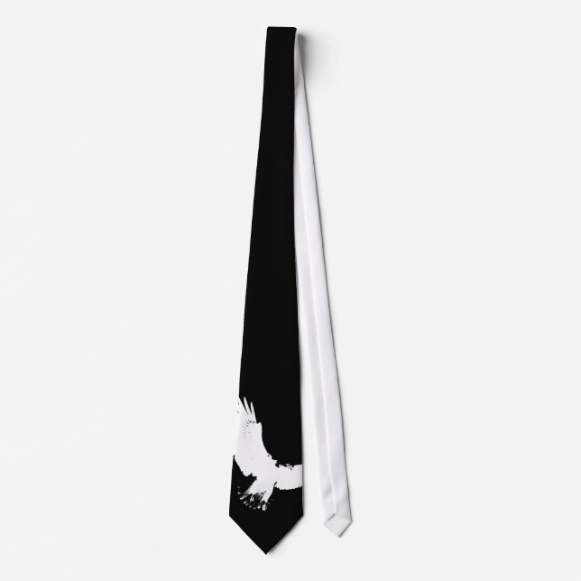 Eagle Silhouette Neck Tie Krawatte (Vorderseite)