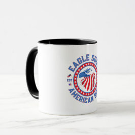 Eagle Soul American Roll 4th of July Celebration Tasse