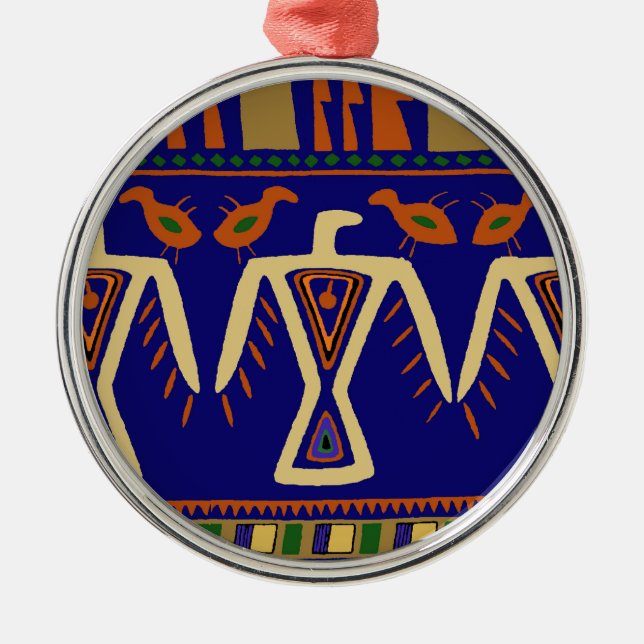 Eagle Spirits Silbernes Ornament (Vorne)