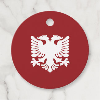 Eagle Tag: Weiß und Rot Geschenkanhänger