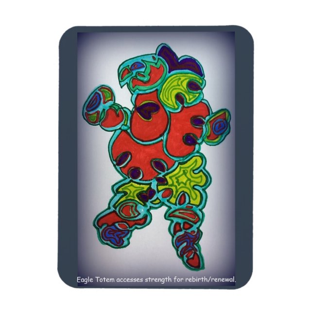 Eagle Totem Magnet (Vertikal)