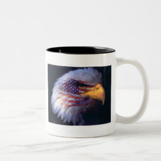 EAGLE U. AMERIKANISCHE FLAGGE! TASSE 11oz