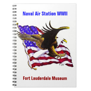 Eagle u. Flagge Notizblock