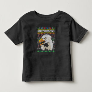 Eagle Ugly Christmas Sweater Wildlife Series Kleinkind T-shirt