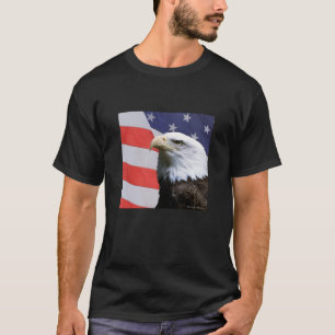 Eagle und Flagge T-Shirt