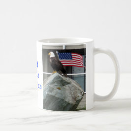Eagle und Flagge Tasse